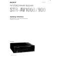 SONY STR-AV900 Owner's Manual cover photo