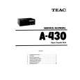 TEAC A-430 Service Manual cover photo
