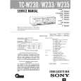 SONY TCW230 Service Manual cover photo