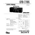 SONY CFD770S Service Manual cover photo