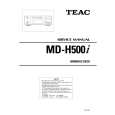 TEAC MDH500I Service Manual cover photo