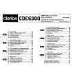 CLARION CDC6300 Owner's Manual cover photo