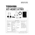TOSHIBA KT4087 Service Manual cover photo