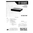 SONY STS555ES Service Manual cover photo