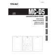 TEAC MC-D5 Owner's Manual cover photo