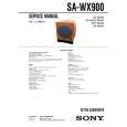 SONY SA-WX900 Service Manual cover photo