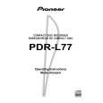 PIONEER PDR-L77/KUXJ/CA Owner's Manual cover photo