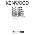 KENWOOD KDC-U3046 Owner's Manual cover photo