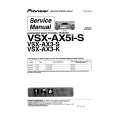 PIONEER VSXAX3K Service Manual cover photo