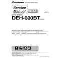 PIONEER DEH-600BT/X1P/EW5 Service Manual cover photo