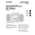 PIONEER CL-J75LD/HB Owner's Manual cover photo