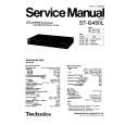 TECHNICS STG450L Service Manual cover photo