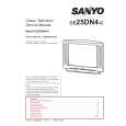 SANYO CE25DN4C Service Manual cover photo