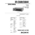 SONY XRC5500 Service Manual cover photo