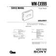 SONY WM-EX999 Service Manual cover photo