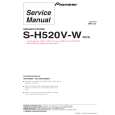 PIONEER S-H520V-W/SXTW/EW5 Service Manual cover photo