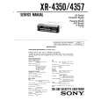 SONY XR4350 Service Manual cover photo