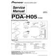 PIONEER PDA-H05/TYV/EW Service Manual cover photo