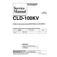 PIONEER CLD100KV Service Manual cover photo