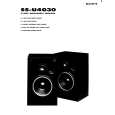 SONY SSU4030 Owner's Manual cover photo