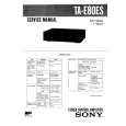 SONY TAE80ES Service Manual cover photo