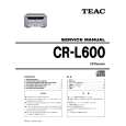 TEAC CR-L600 Service Manual cover photo