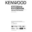 KENWOOD KVT-536DVD Owner's Manual cover photo