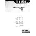 SONY PUA-1500L Service Manual cover photo