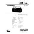 SONY CFM-155L Service Manual cover photo