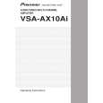 PIONEER VSA-AX10AI Owner's Manual cover photo