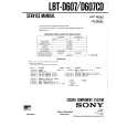 SONY LBTD607/CD Service Manual cover photo
