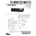 SONY TCWR775 Service Manual cover photo