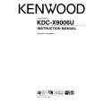 KENWOOD KDC-X9006U Owner's Manual cover photo