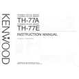 KENWOOD TH-77A Owner's Manual cover photo