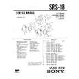 SONY SRS18 Service Manual cover photo