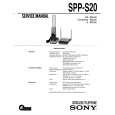SONY SPPS20 Service Manual cover photo