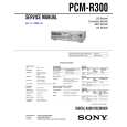 SONY PCM-R300 Service Manual cover photo