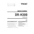 TEAC DR-H300 Service Manual cover photo