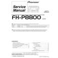 PIONEER FHP8800 Service Manual cover photo