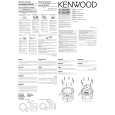 KENWOOD KFC-XW1002DVC Owner's Manual cover photo