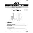 JVC AV27F802 Service Manual cover photo