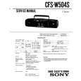 SONY CFSW504S Service Manual cover photo