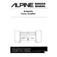 ALPINE 3502 CODE 02 Service Manual cover photo