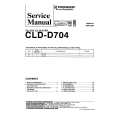 PIONEER CLD-D704 Service Manual cover photo