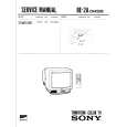 SONY KVM2155K Service Manual cover photo