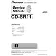 PIONEER CD-SR11/E Service Manual cover photo