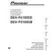 PIONEER DEH-P3100UB/XS/EW5 Owner's Manual cover photo