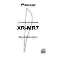 PIONEER XR-MR7/KU/CA Owner's Manual cover photo