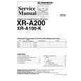 PIONEER XRA1OOK Service Manual cover photo