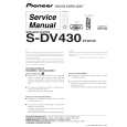 PIONEER S-DV430 Service Manual cover photo